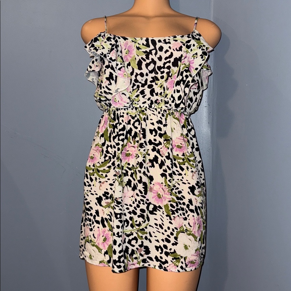 Rue 21 Floral & Animal Print Dress - Size small